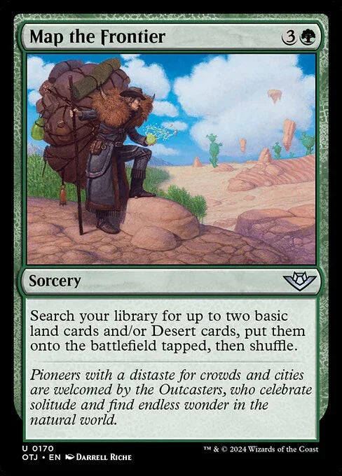 [Foil] OTJ 170 Map the Frontier U