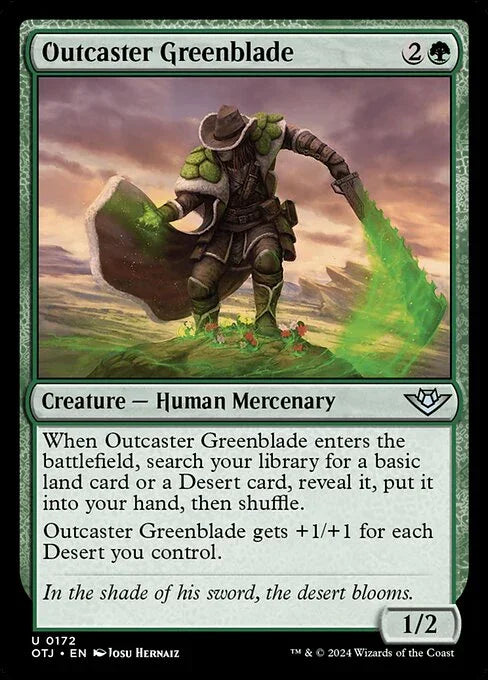 [Foil] OTJ 172 Outcaster Greenblade U