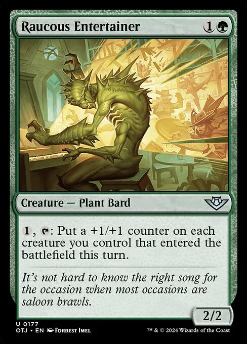 [Foil] OTJ 177 Raucous Entertainer U