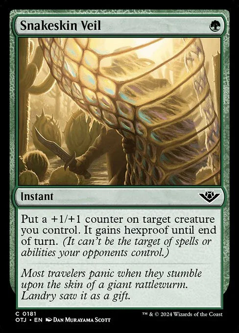 [Foil] OTJ 181 Snakeskin Veil C