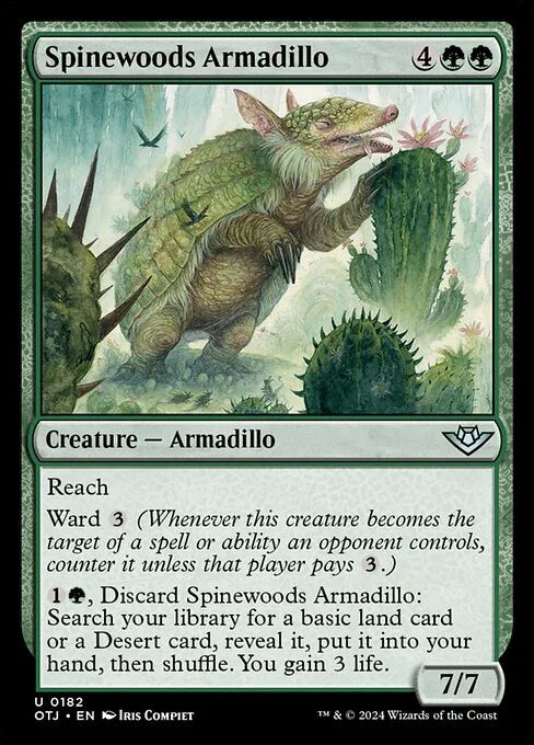 [Foil] OTJ 182 Spinewoods Armadillo U