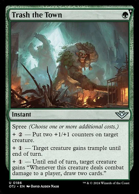 [Foil] OTJ 186 Trash the Town U