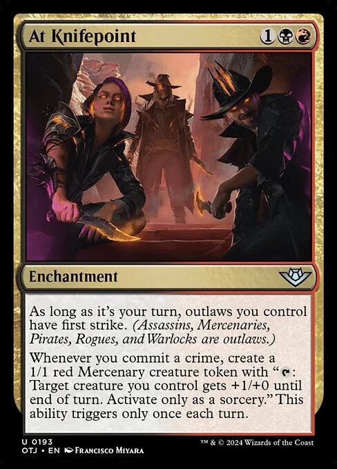 [Foil] OTJ 193 At Knifepoint U