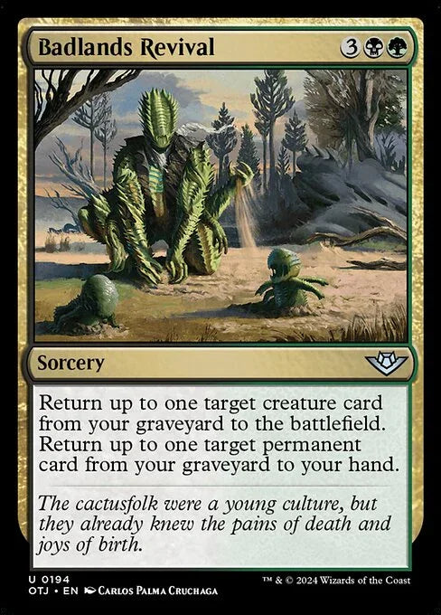 [Foil] OTJ 194 Badlands Revival U