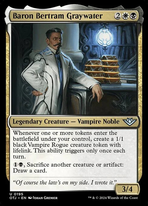 [Foil] OTJ 195 Baron Bertram Graywater U