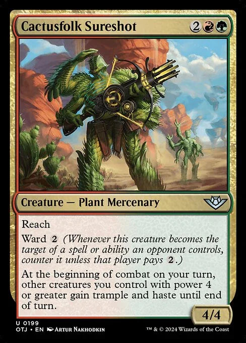 [Foil] OTJ 199 Cactusfolk Sureshot U