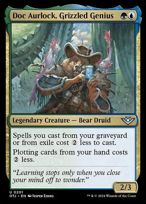 [Foil] OTJ 201 Doc Aurlock, Grizzled Genius U