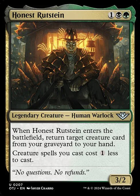 [Foil] OTJ 207 Honest Rutstein U