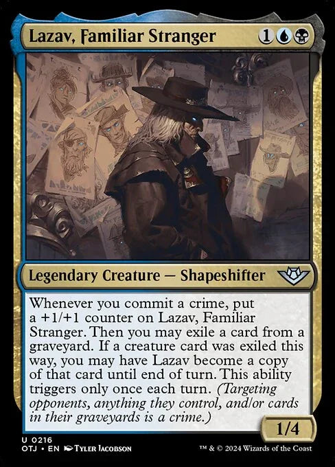 [Foil] OTJ 216 Lazav, Familiar Stranger U
