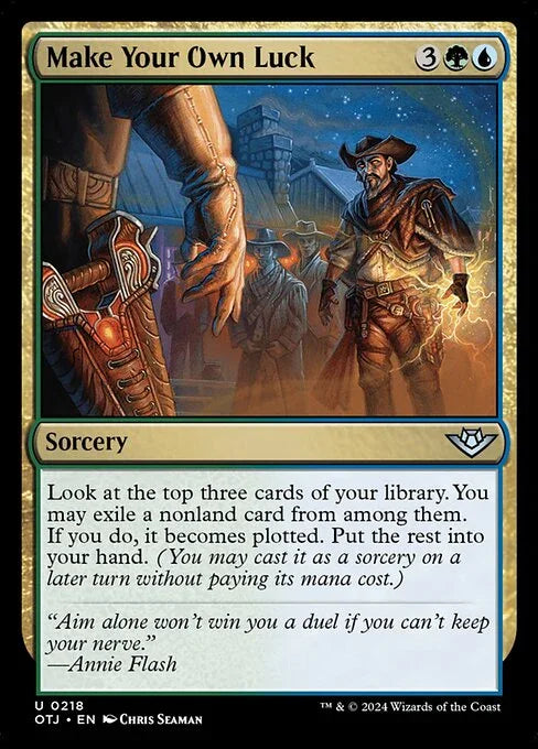 [Foil] OTJ 218 Make Your Own Luck U