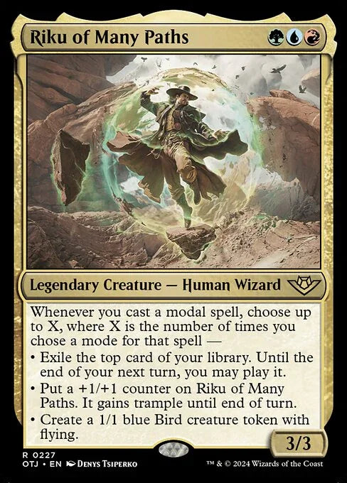 [Foil] OTJ 227 Riku of Many Paths R