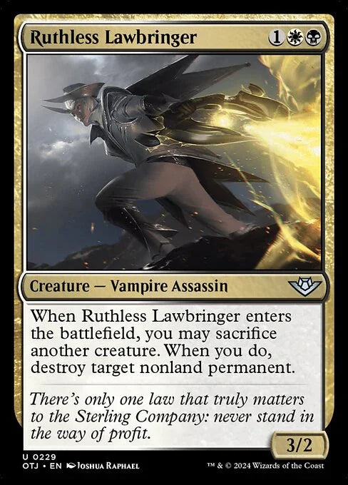 [Foil] OTJ 229 Ruthless Lawbringer U