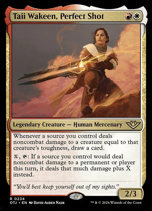 [Foil] OTJ 234 Taii Wakeen, Perfect Shot R