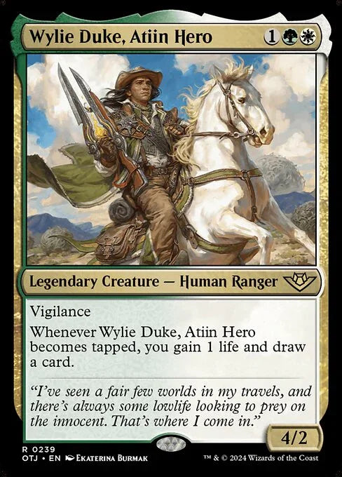 OTJ 239 Wylie Duke, Atiin Hero R
