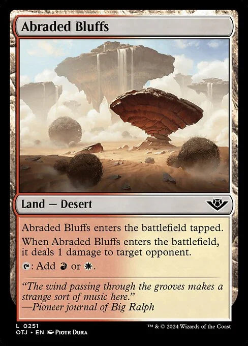 [Foil] OTJ 251 Abraded Bluffs C