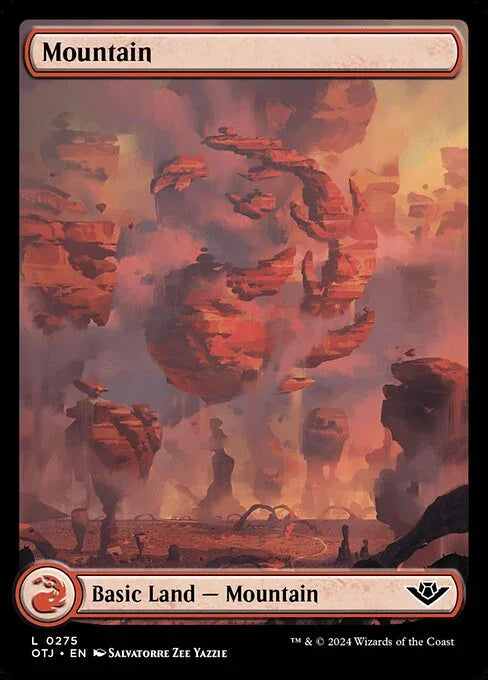 [Foil] OTJ 275 Mountain (0275) L