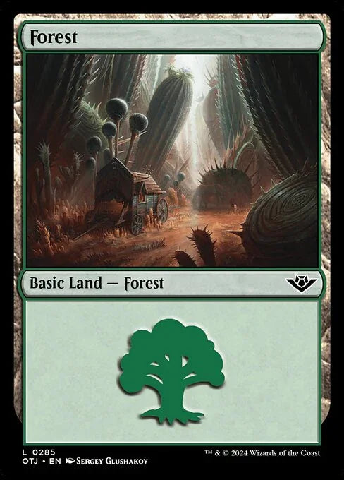 [Foil] OTJ 285 Forest (0285) L