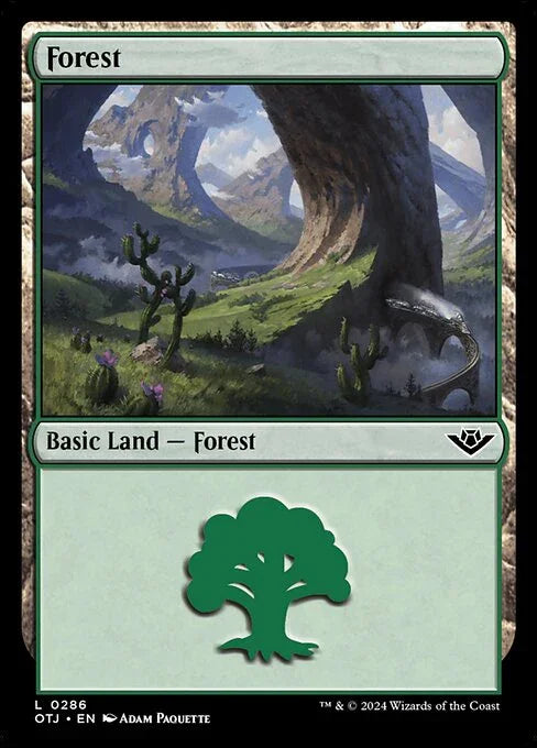 [Foil] OTJ 286 Forest (0286) L