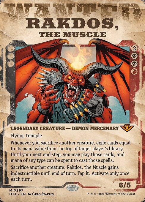 [Foil] OTJ 297 Rakdos, the Muscle (0297 - Showcase) M