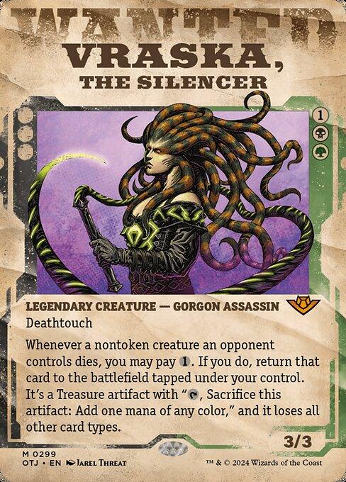 [Foil] OTJ 299 Vraska, the Silencer (0299 - Showcase) M