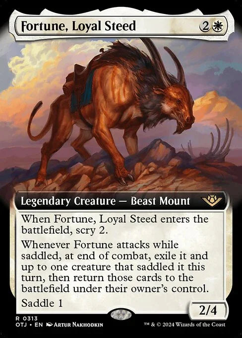 OTJ 313 Fortune, Loyal Steed (0313 - Extended Art) R