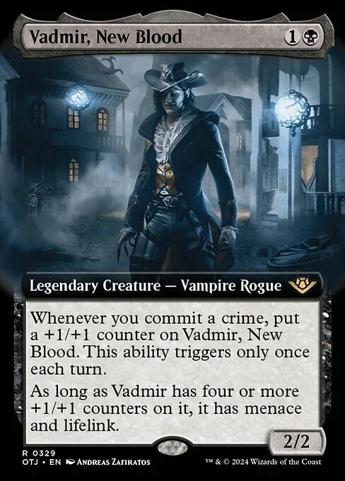 [Foil] OTJ 329 Vadmir, New Blood (0329 - Extended Art) R