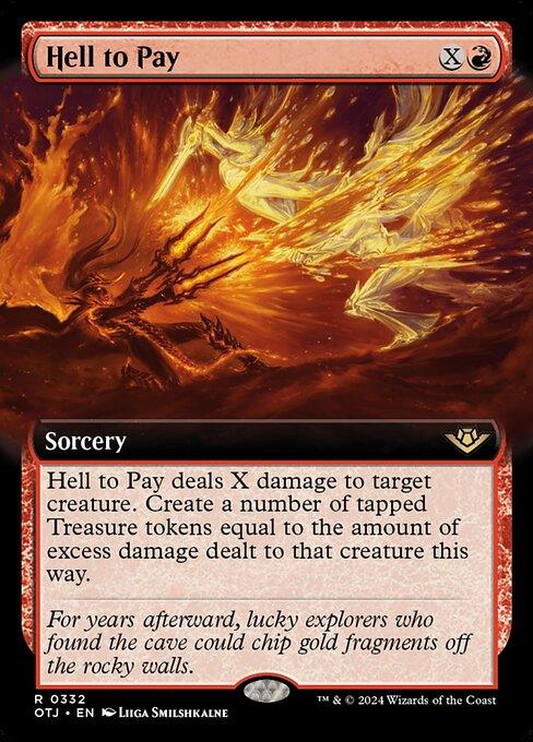 OTJ 332 Hell to Pay (0332 - Extended Art) R