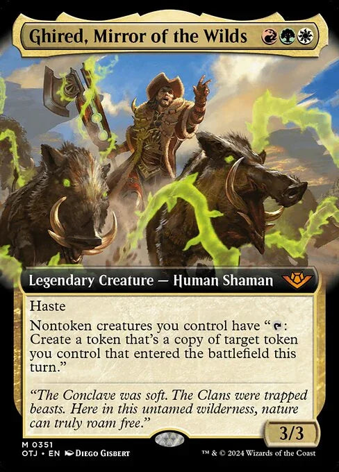 OTJ 351 Ghired, Mirror of the Wilds (0351 - Extended Art) M