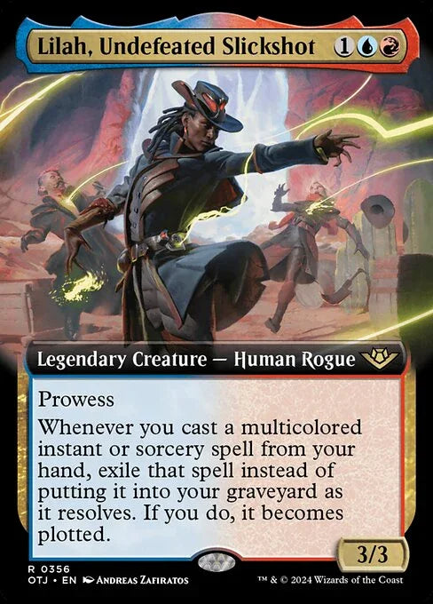 [Foil] OTJ 356 Lilah, Undefeated Slickshot (0356 - Extended Art) R