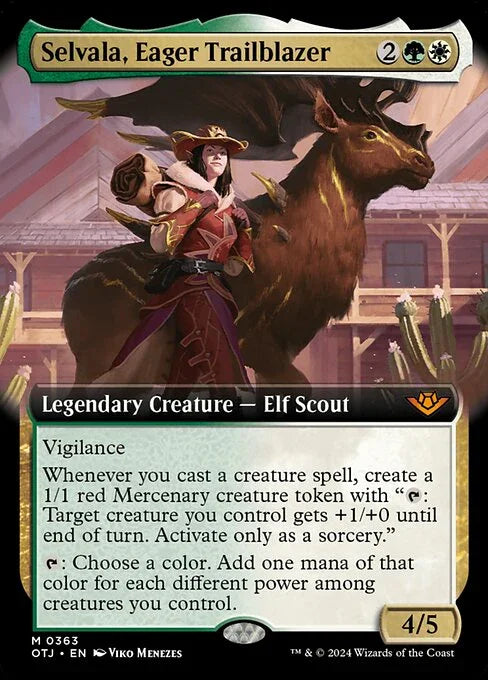 [Foil] OTJ 363 Selvala, Eager Trailblazer (0363 - Extended Art) M