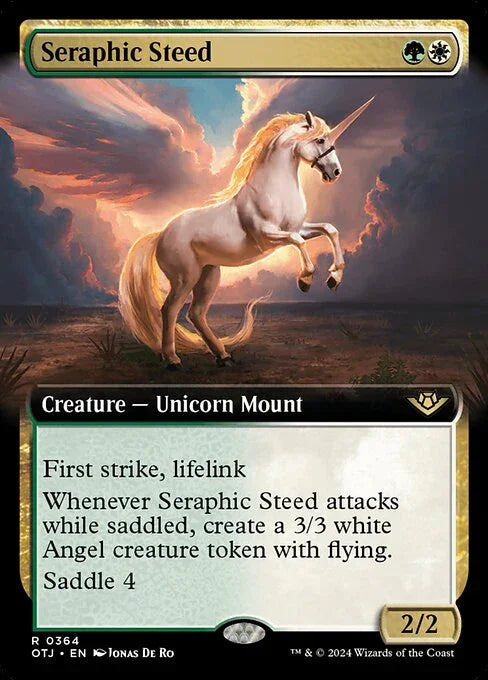 OTJ 364 Seraphic Steed (0364 - Extended Art) R