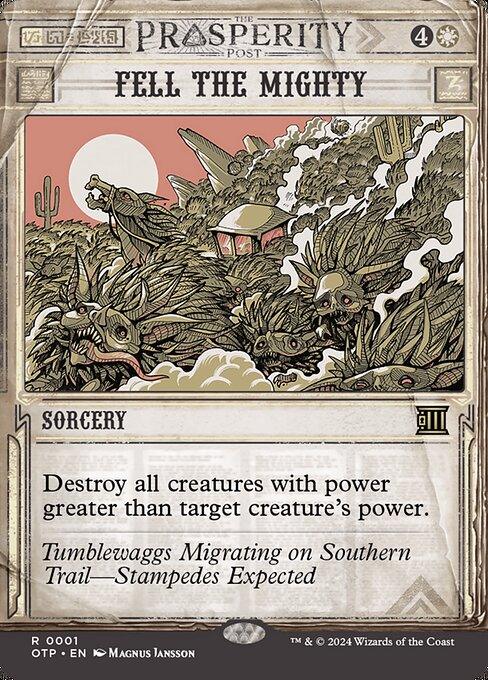 OTP 001 Fell the Mighty (0001 - Showcase) R