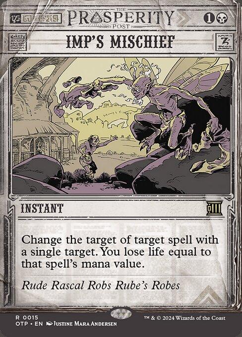 [Foil] OTP 015 Imp's Mischief (0015 - Showcase) R