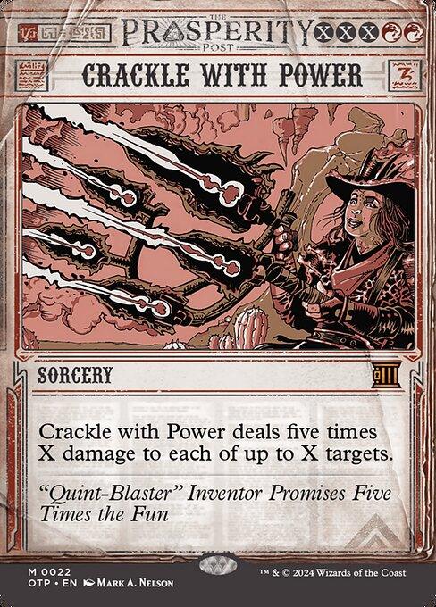 [Foil] OTP 022 Crackle with Power (0022 - Showcase) M