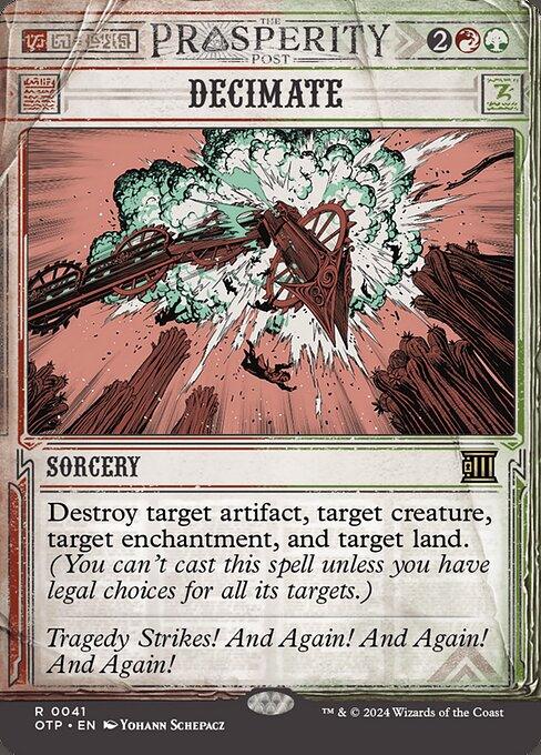 [Foil] OTP 041 Decimate (0041 - Showcase) R