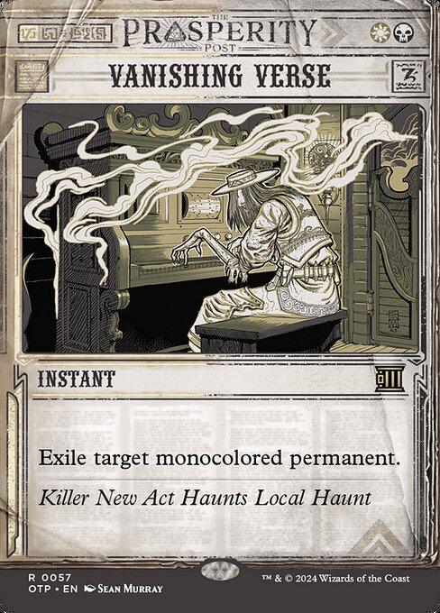 [Foil] OTP 057 Vanishing Verse (0057 - Showcase) R