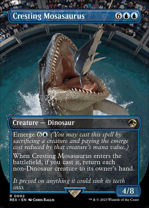 [Foil] REX 002 Cresting Mosasaurus (0002) R