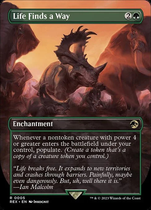 [Foil] REX 005 Life Finds a Way (0005) R