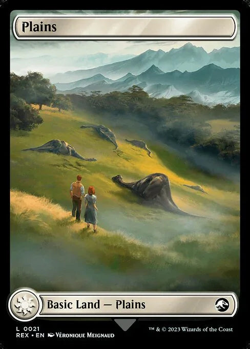 [Foil] REX 021 Plains (0021) L