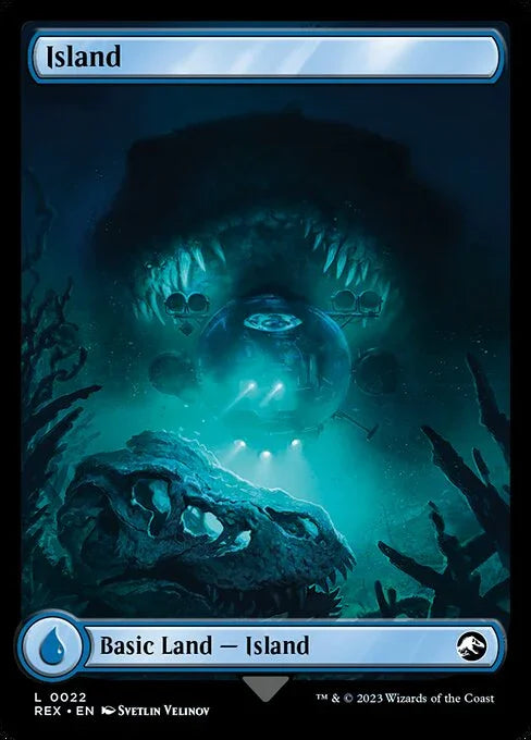 [Foil] REX 022 Island (0022) L