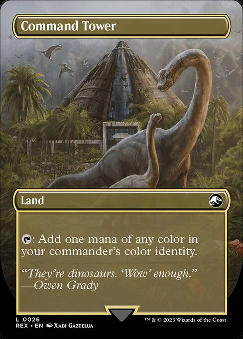 [Foil] REX 026 Command Tower (0026) L