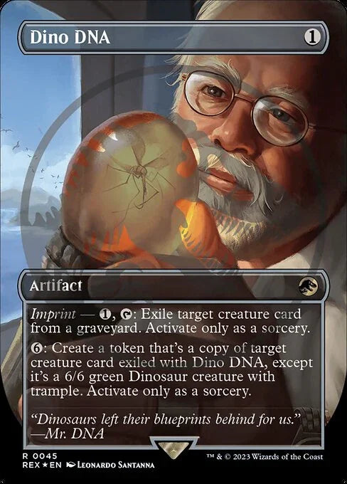[Foil] REX 045 Dino DNA (0045 - Emblem Foil) R