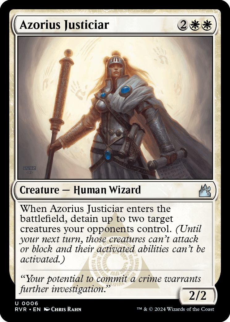 RVR 006 Azorius Justiciar U