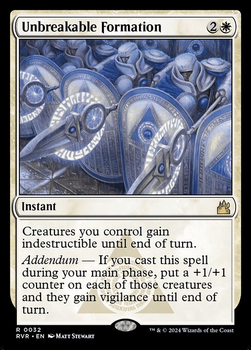 [Foil] RVR 032 Unbreakable Formation R