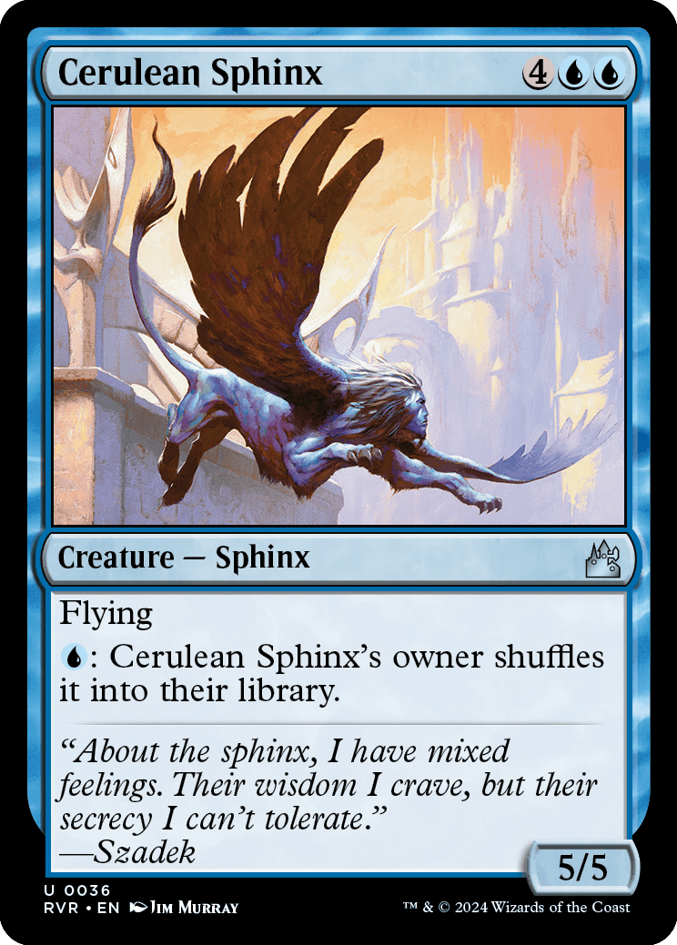 RVR 036 Cerulean Sphinx U