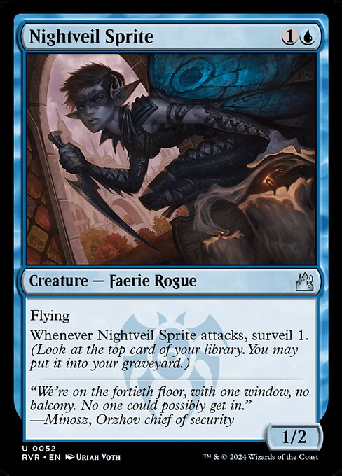 [Foil] RVR 052 Nightveil Sprite U