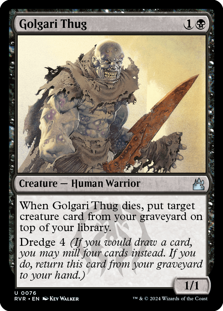 RVR 076 Golgari Thug U