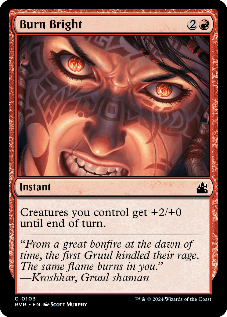 RVR 103 Burn Bright C