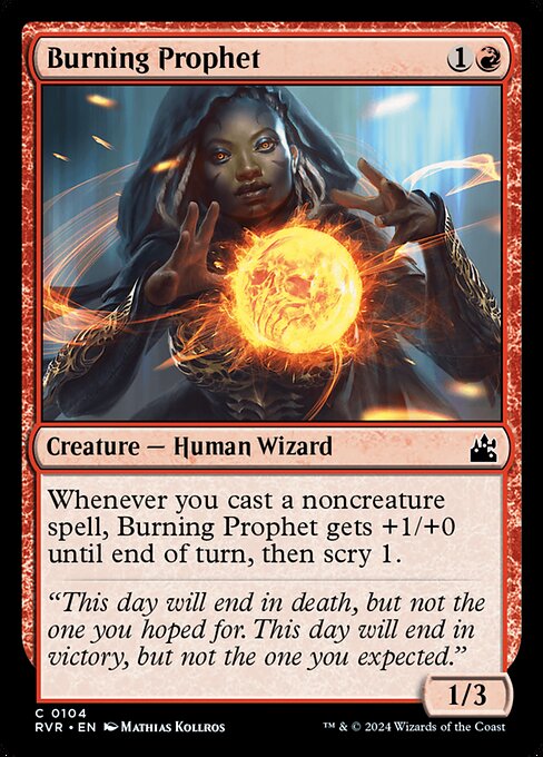 [Foil] RVR 104 Burning Prophet C