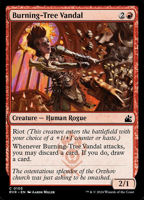 [Foil] RVR 105 Burning-Tree Vandal C